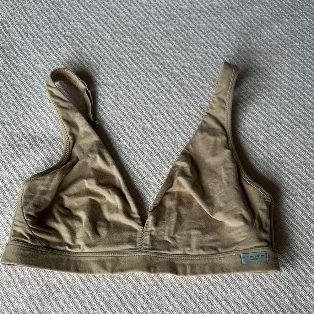 Intimissimi Tan Wireless Bralette Soft Stretch
